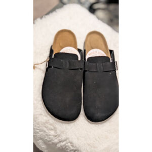 Women's PROJECT CLOUD Black Suede Mules & Clogs Size 11